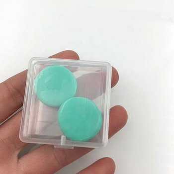 矽膠防水黏土耳塞-1對2入透明塑料盒_2